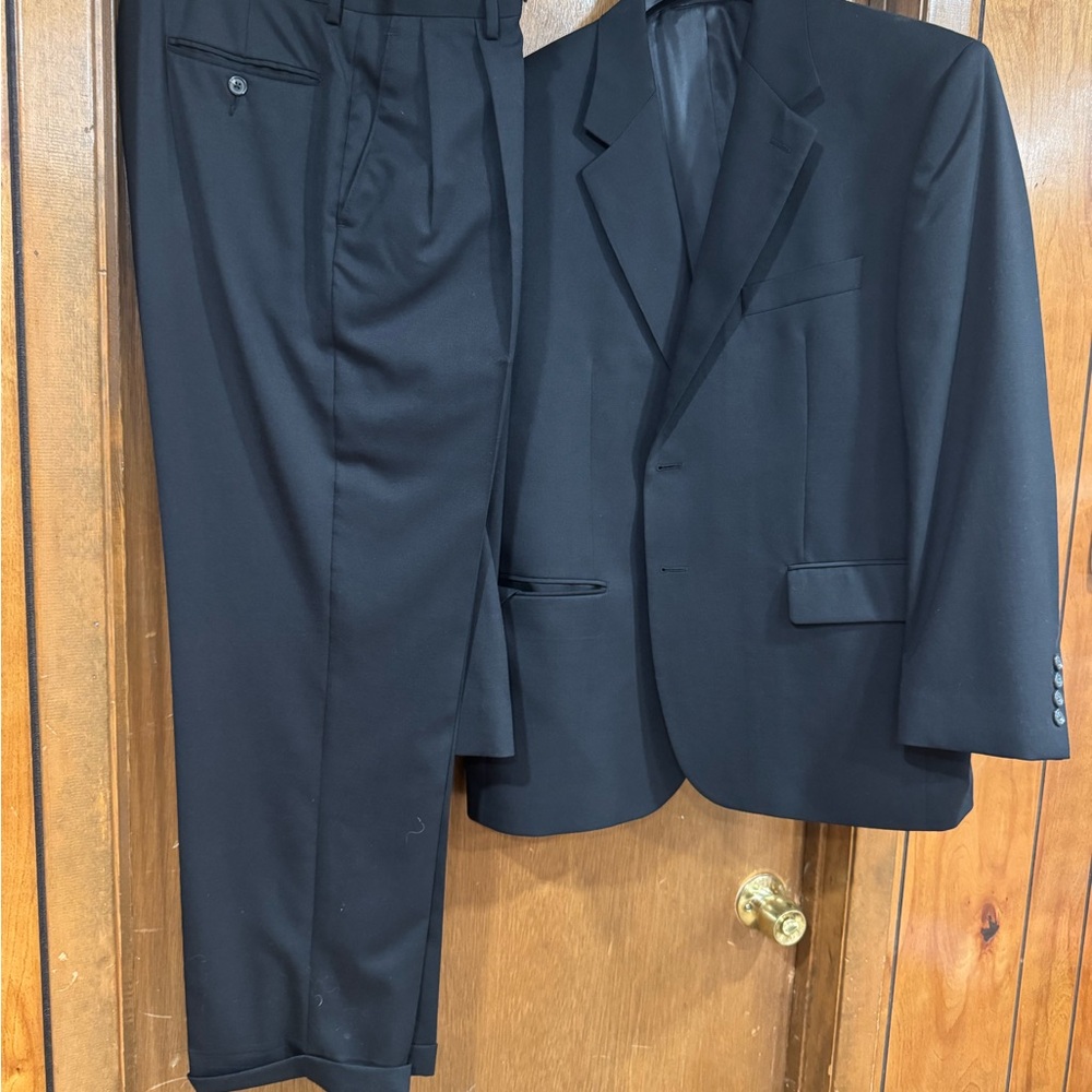 Chaps Teen Boy’s Two Piece Black Suit Set